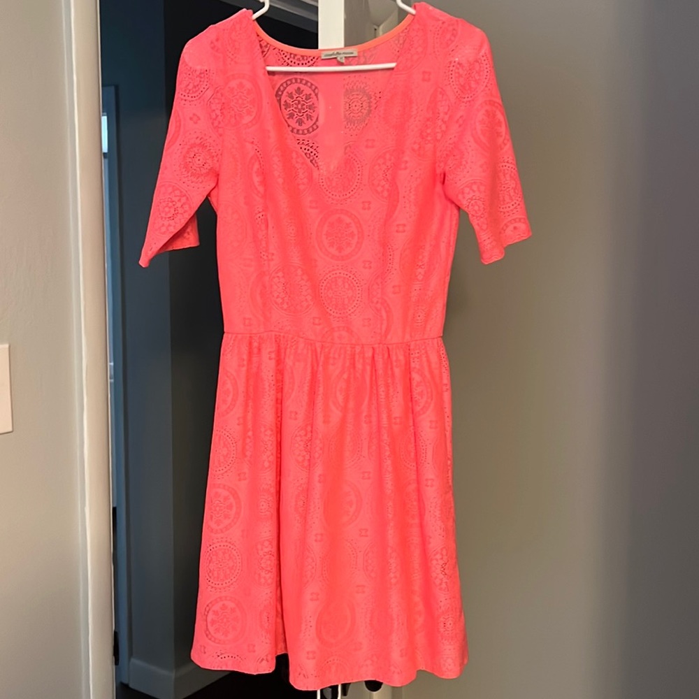 Hot pink dress